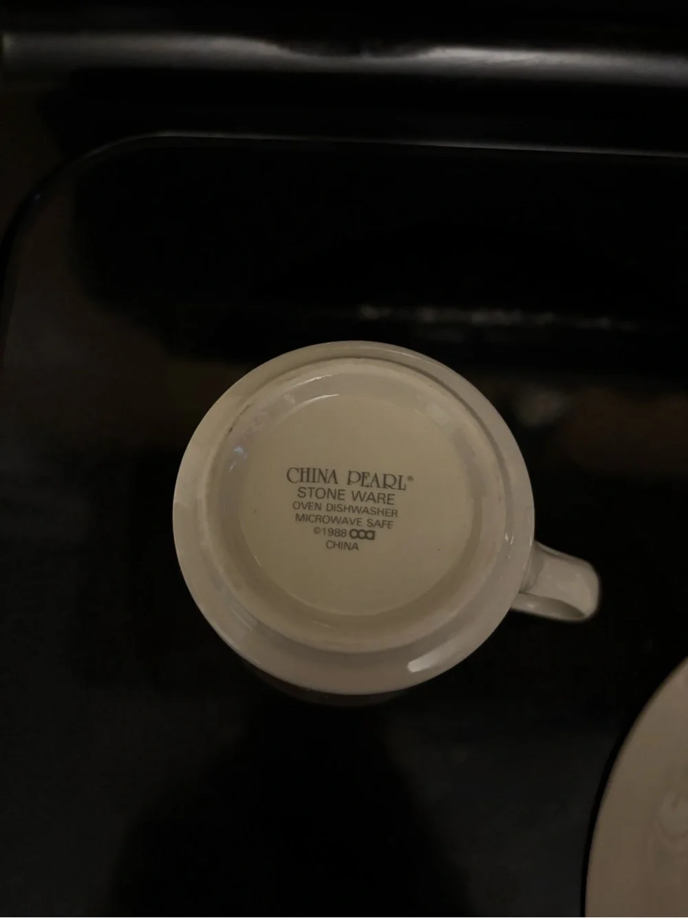 White goose Vtg plate coffee mug cottage core